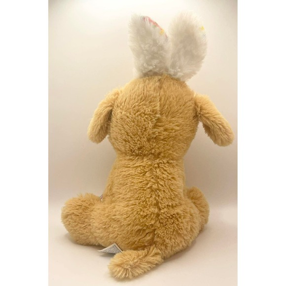 Hugfun International Easter Puppy Dog Plush Tan Bunny Ears Pastel Plaid Bow 2017 - Picture 12 of 12